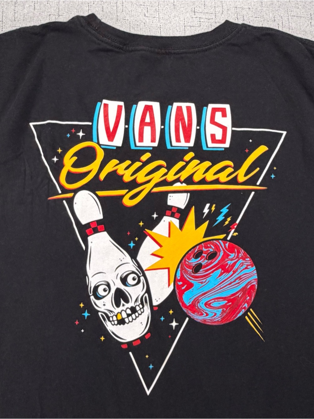 Vans Original Black Graphic Tee